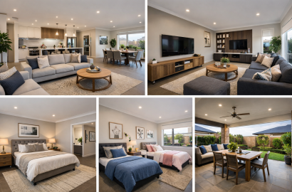 Elegant family home presents premium modern living